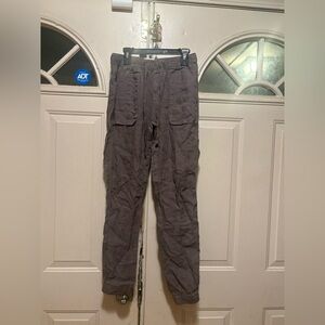 Men's Casual Cargo Pants in Dark Gray